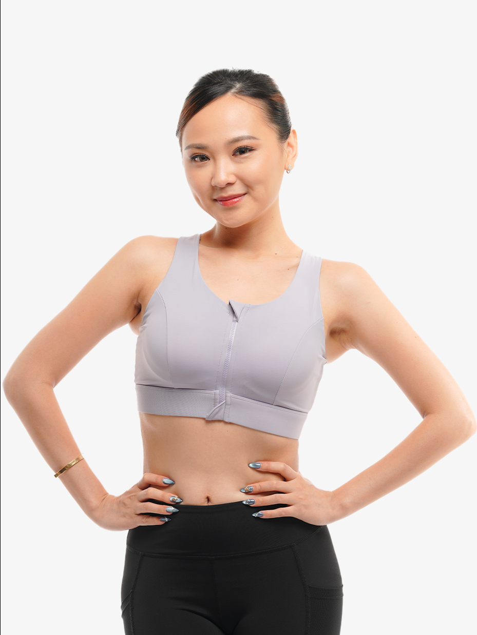 ZENIE Bra Sport Zipper SA 013