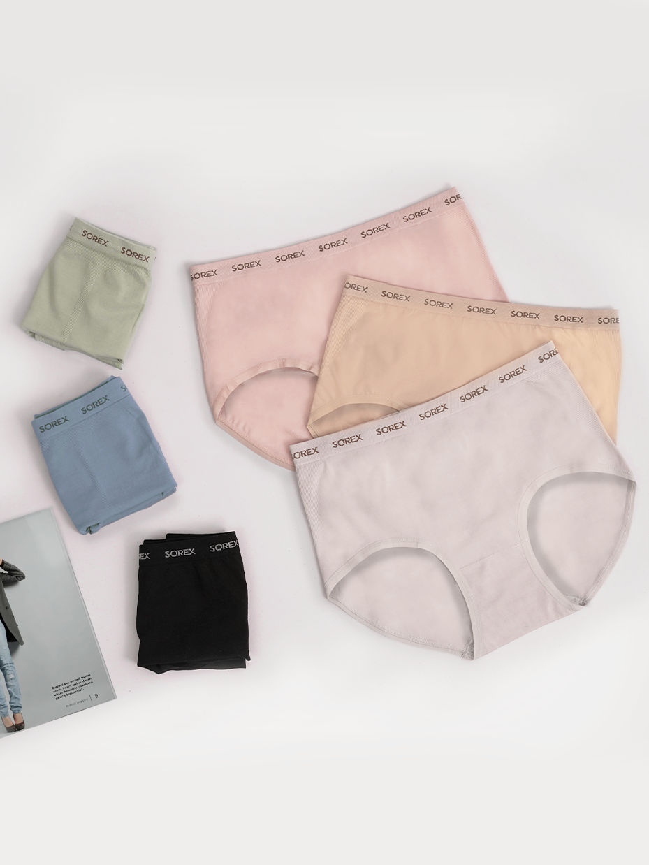 Sorex CD Fashion Midi Seamless Freesize CD 15246 ( Warna Random )